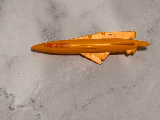 Snow Cat 1985 G.I. Joe ARAH  Vintage Vehicle Weapon Torpedo Missile Bomb Part