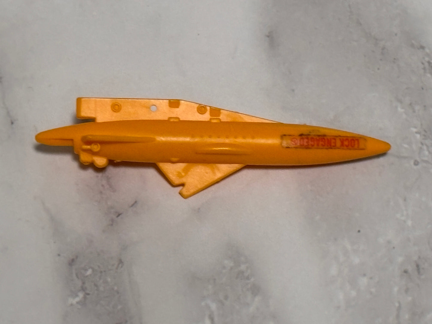 Snow Cat 1985 G.I. Joe ARAH  Vintage Vehicle Weapon Torpedo Missile Bomb Part