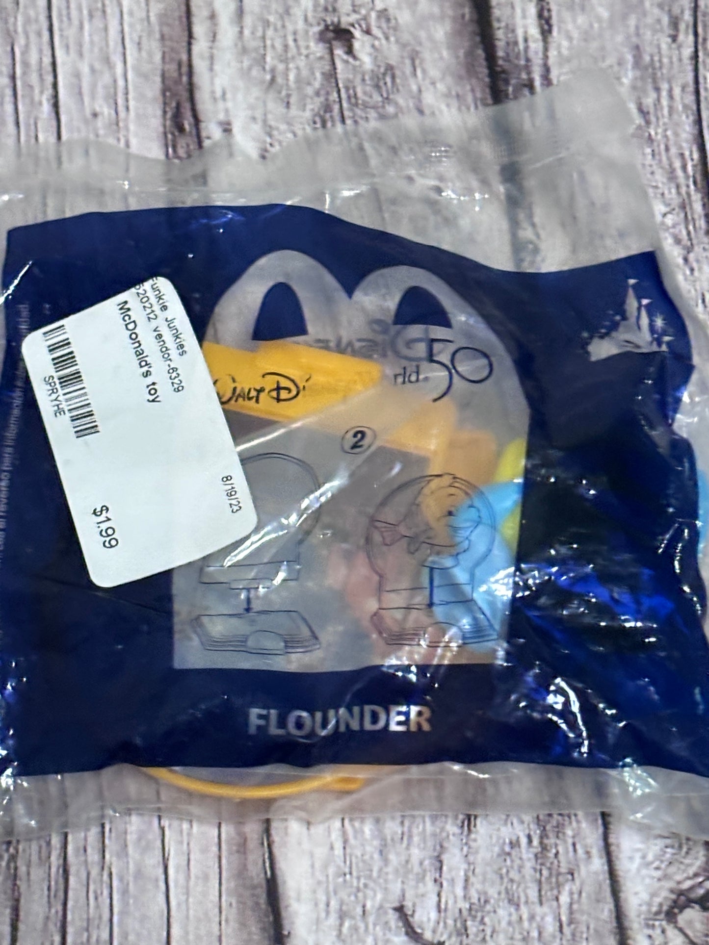 2021 McDonald's Happy Meal Toy Walt Disney World 50th Anniversary #2 Flounder