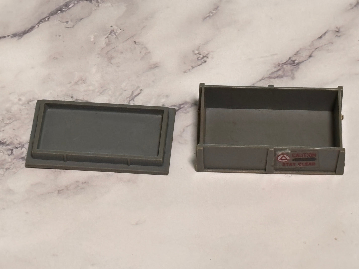 Vintage GI Joe 1984 Missile Defense Unit Missile Crate & Lid Ammo Box ARAH