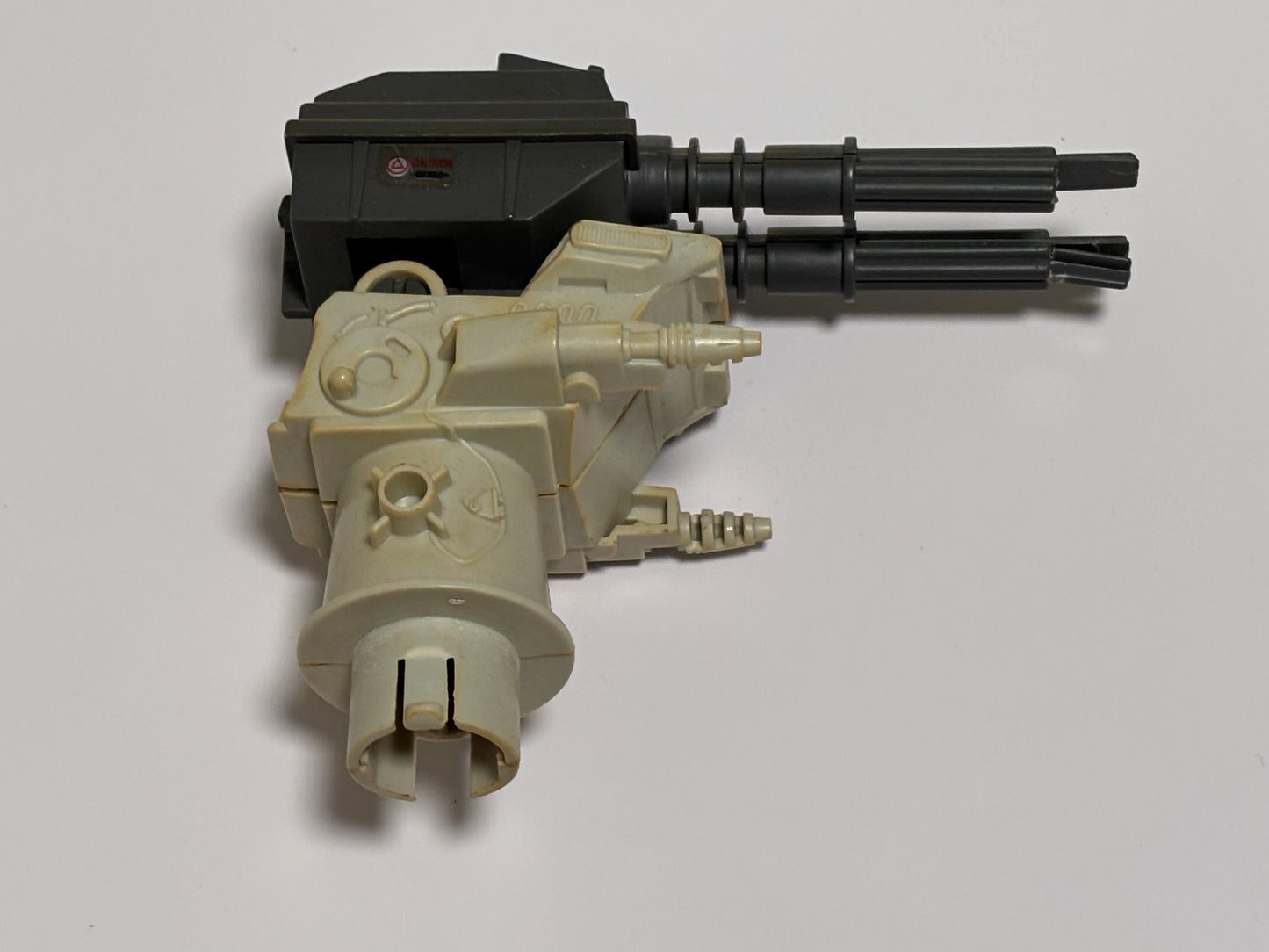 G.I. JOE 1985 Tactical Battle Platform Cannon Gun With Both Gun Caps ARAH