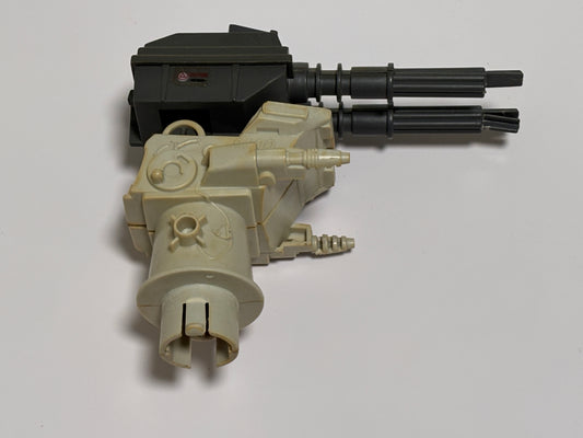 G.I. JOE 1985 Tactical Battle Platform Cannon Gun With Both Gun Caps ARAH