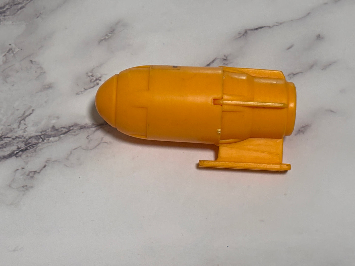 GI Joe General Mortar Shell Bomb Yellow Vehicle Part Piece 1990 Vintage