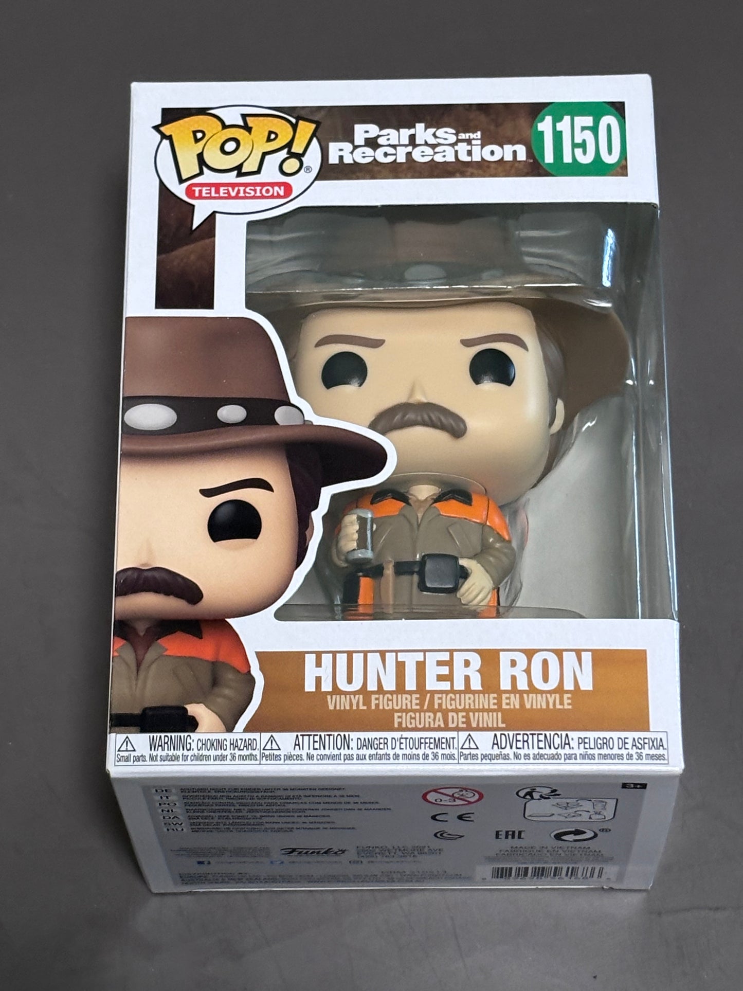 Funko Pop! Vinyl: Parks and Recreation Hunter Ron Figure #1150