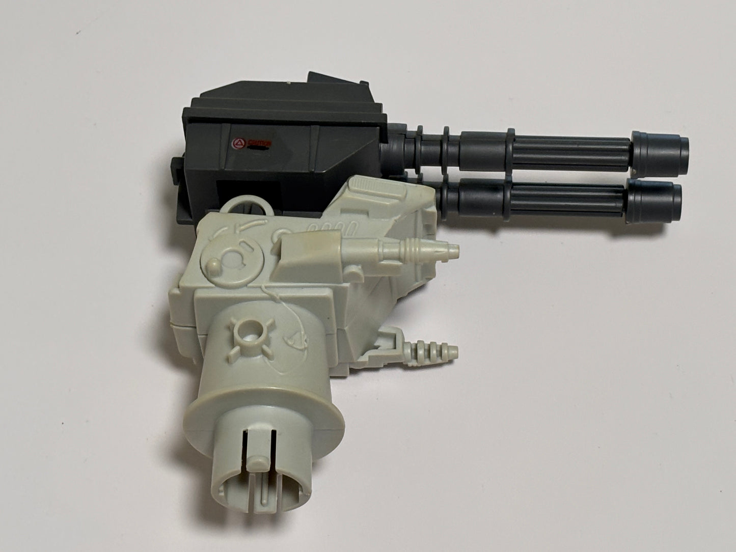 G.I. JOE 1985 Tactical Battle Platform Cannon Gun With Both Gun Caps ARAH