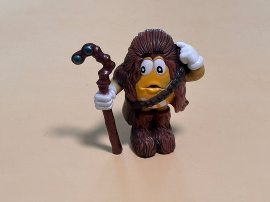 Star Wars Orange M&M Chewbacca Hasbro 2005 2.5" Yellow Toy Figure