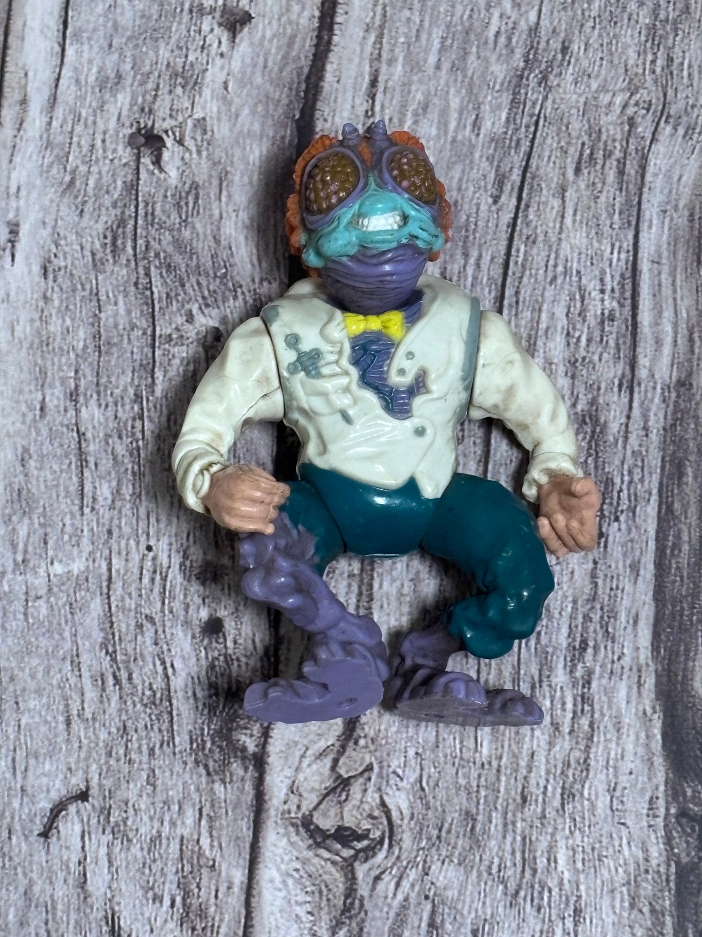 Vintage 1989 Baxter Stockman Teenage Mutant Ninja Turtles TMNT Action Figure