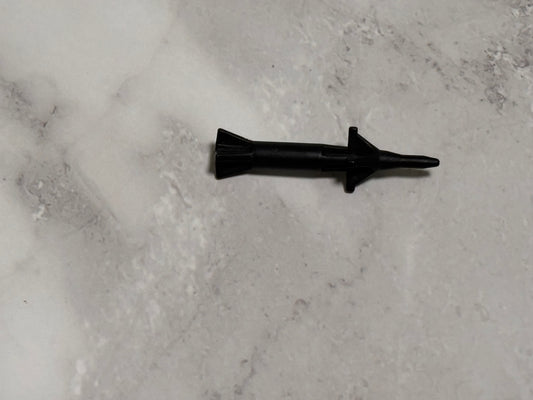 GI Joe 1986 Triple T Missile Rocket Part ARAH Vintage Black Bomb