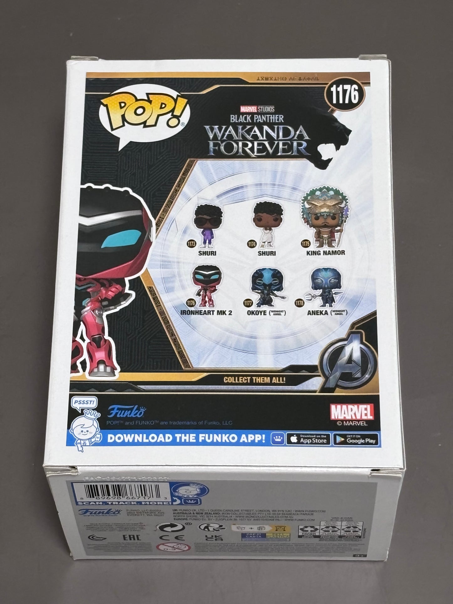 Funko Pop Marvel #1176 Ironheart MK 2 Wakanda Forever Collectible Vinyl Figure