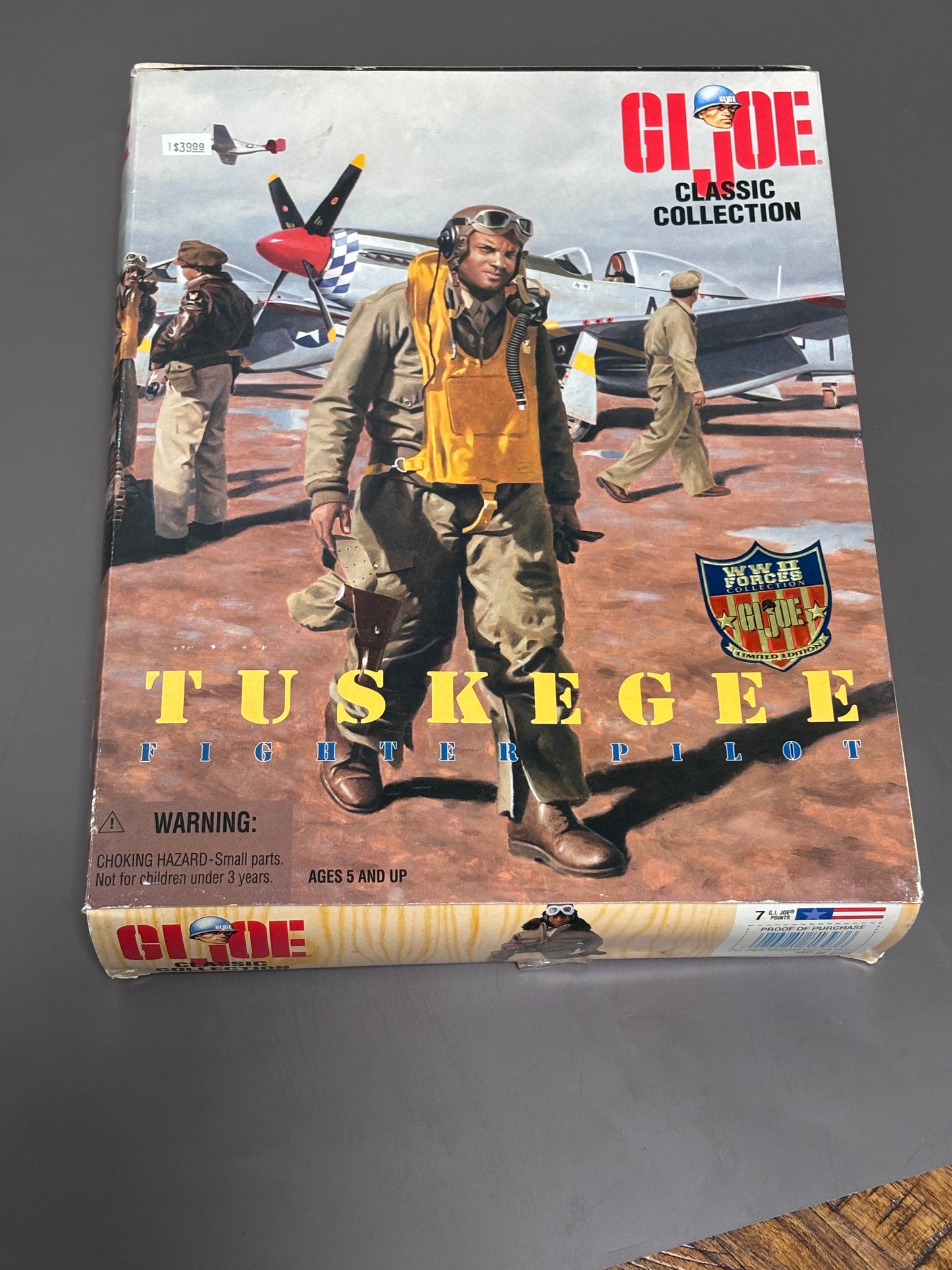 GI Joe Tuskegee Airmen 12" Figure 1996 Classic Collection WWII Fighter Pilot Hasbro New