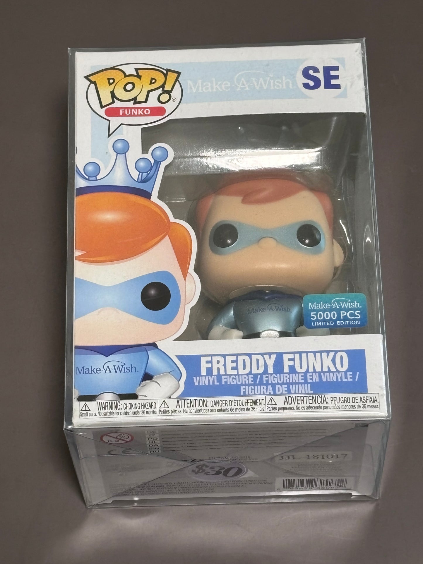 Funko Pop Freddy Superhero Make A Wish Foundation Limited Edition 5000 Pcs SE