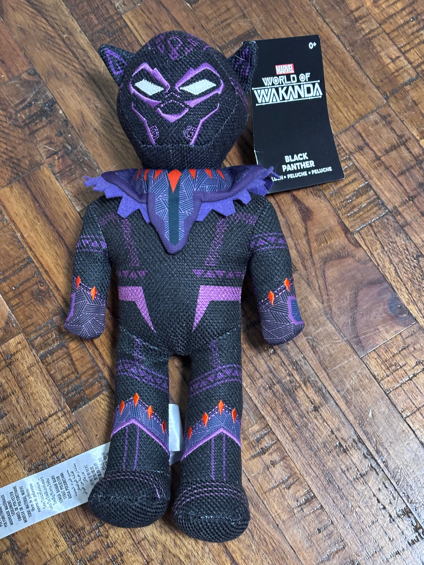 New Disney Avengers Marvel World Of Wakanda Black Panther Plush Doll 12.5”