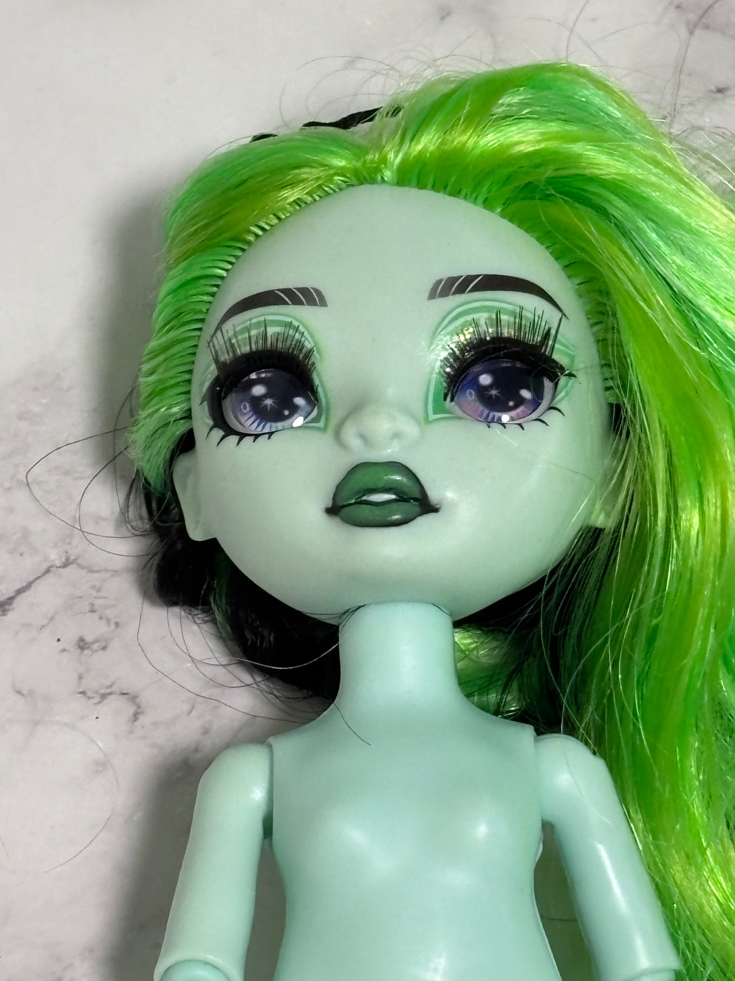 Rainbow High Harley Limestone Shadow Vision Articulated Doll Neon Green & Black