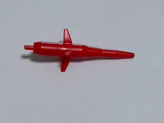 Vintage G.I. Joe 1984 Cobra Stinger Jeep Red Missile Bomb Accessory Part