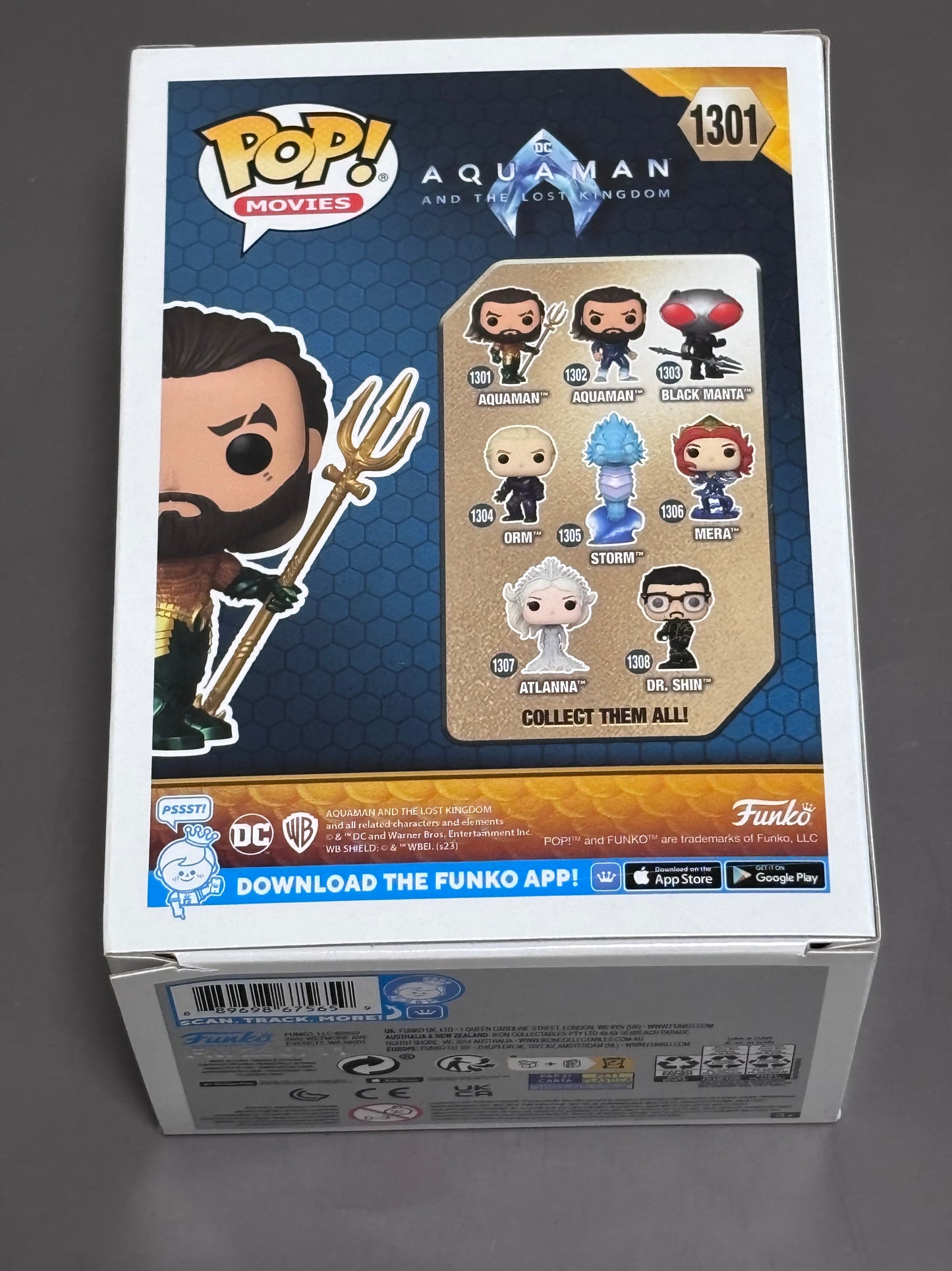 DC Funko POP! Aquaman Diamond Collection Exclusive #1301 New