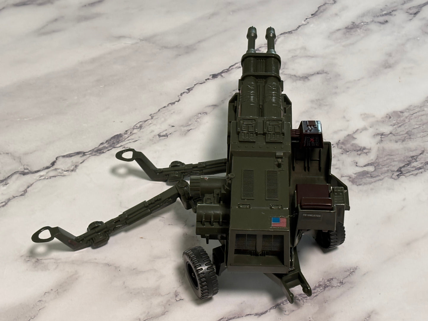 Vintage HAL Heavy Artillery Laser G.I. Joe 1982 Hasbro Vehicle Action Figure