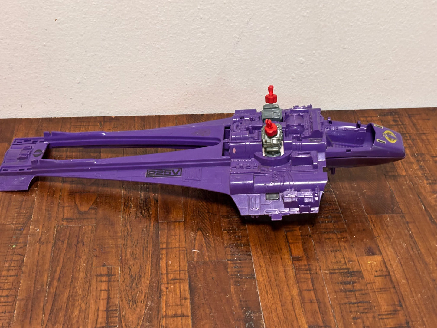 Vintage GI Joe Mamba Cobra Mamba Helicopter Body ARAH Purple 1987