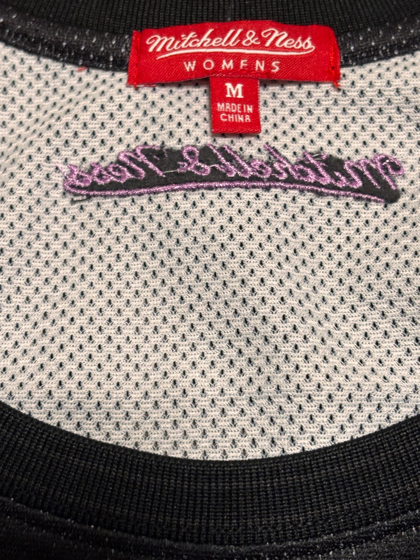 Los Angeles LA Lakers Mitchell & Ness NBA Retro Hardwood Classic HWC Big Face 4.0 Cropped Tank Top Jersey Black Purple Women’s Medium M New NWOT