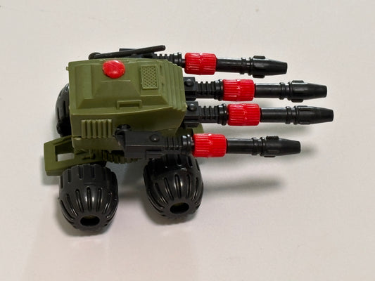 GI Joe Vehicle PAC RAT Machine Gun Dark Green Mail Away Vintage Vehicle 1983