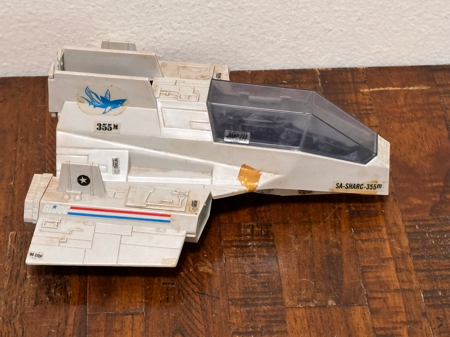 Vintage 1984 GI Joe Sharc SA-SHARC-355m Hasbro Great American Hero Vehicle