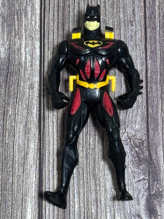 Vintage Kenner DC Comics Batman Black & Red Stripes Suit 5" Action Figure 1995