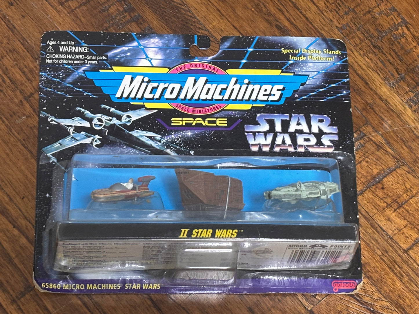 Galoob Micro Machines Space Star Wars II Landspeeder Jawa Sandcrawler Millennium Falcon 65860 New