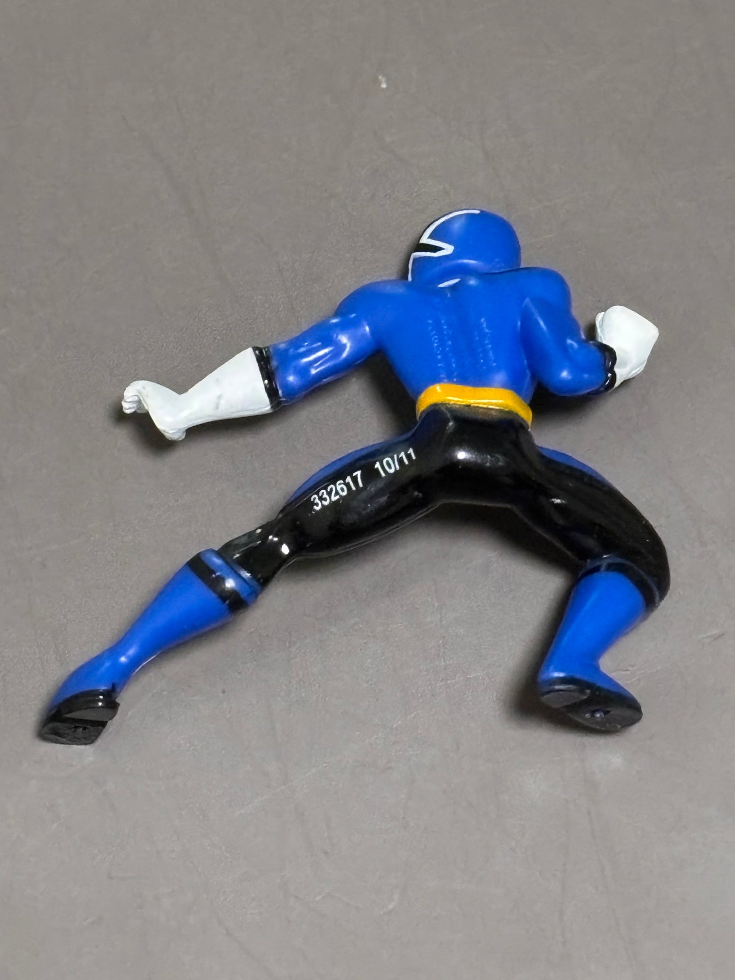 2011 Saban Mighty Morphin Power Rangers Mini Blue Samurai Ranger Figure 2”