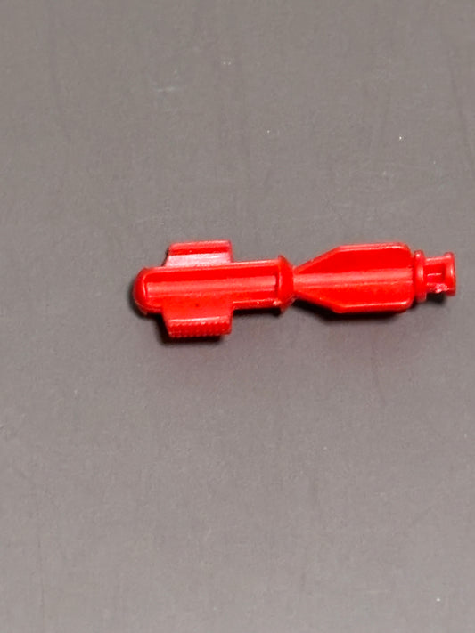 Vintage Original GI Joe Hasbro 1991 Wolf Red Missile Bomb Part