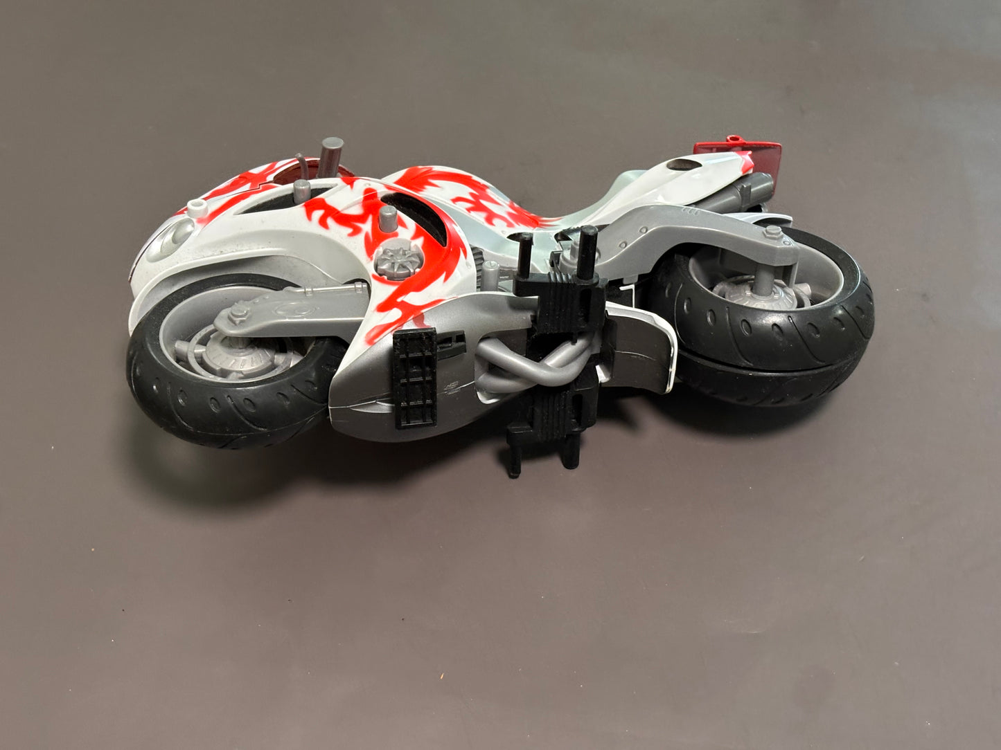2005 GI JOE Sigma 6 Ninja Hovercycle Motorcycle Hasbro Action Figure Red