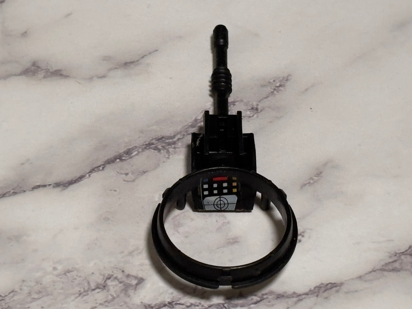 Vintage GI Joe 1988 Mean Dog Vehicle Part Turret Gun ARAH Black Machine M-5222