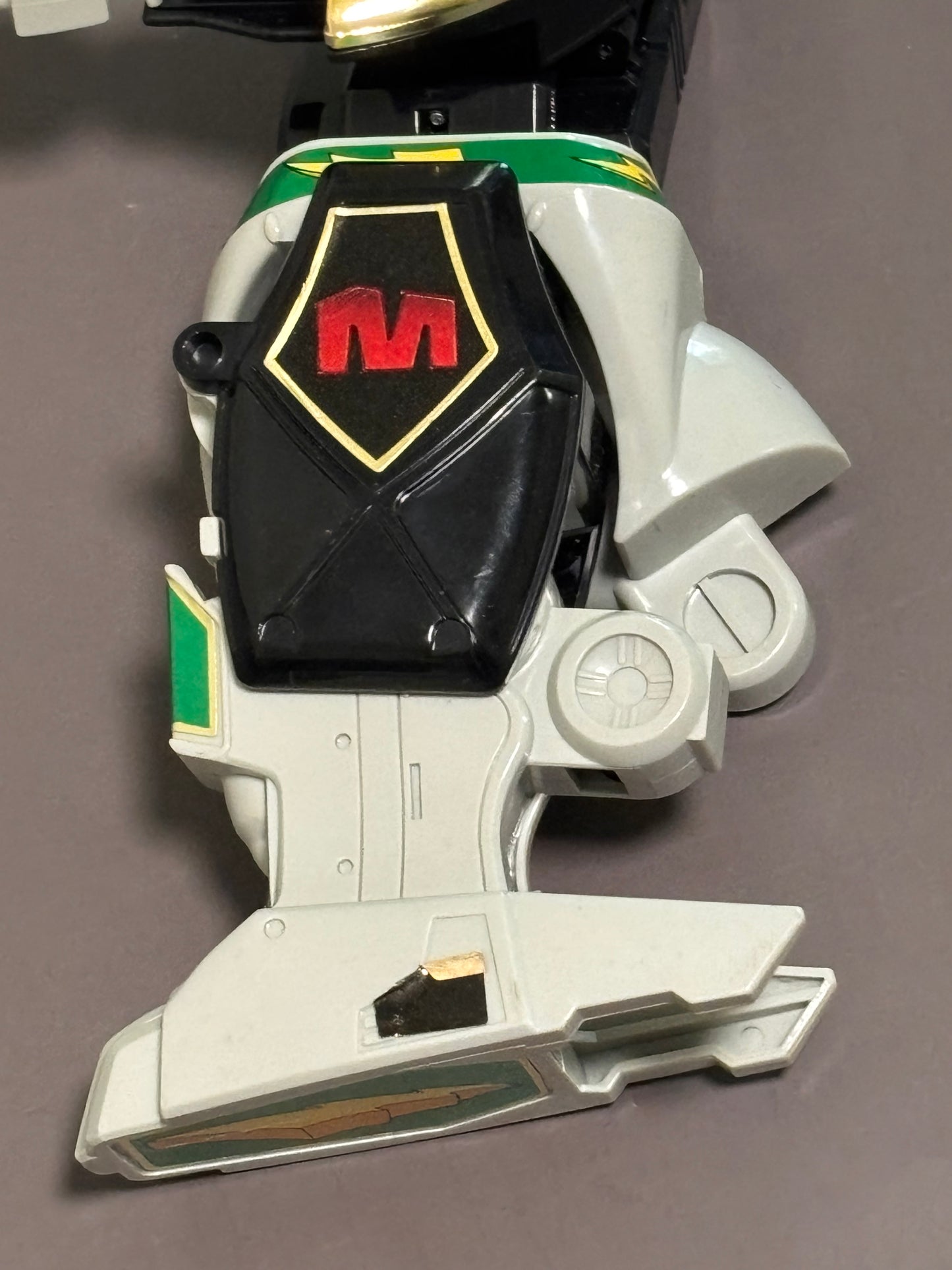 Power Rangers 1993 Green Dragonzord Megazord Part Left Side Leg Arm MMPR