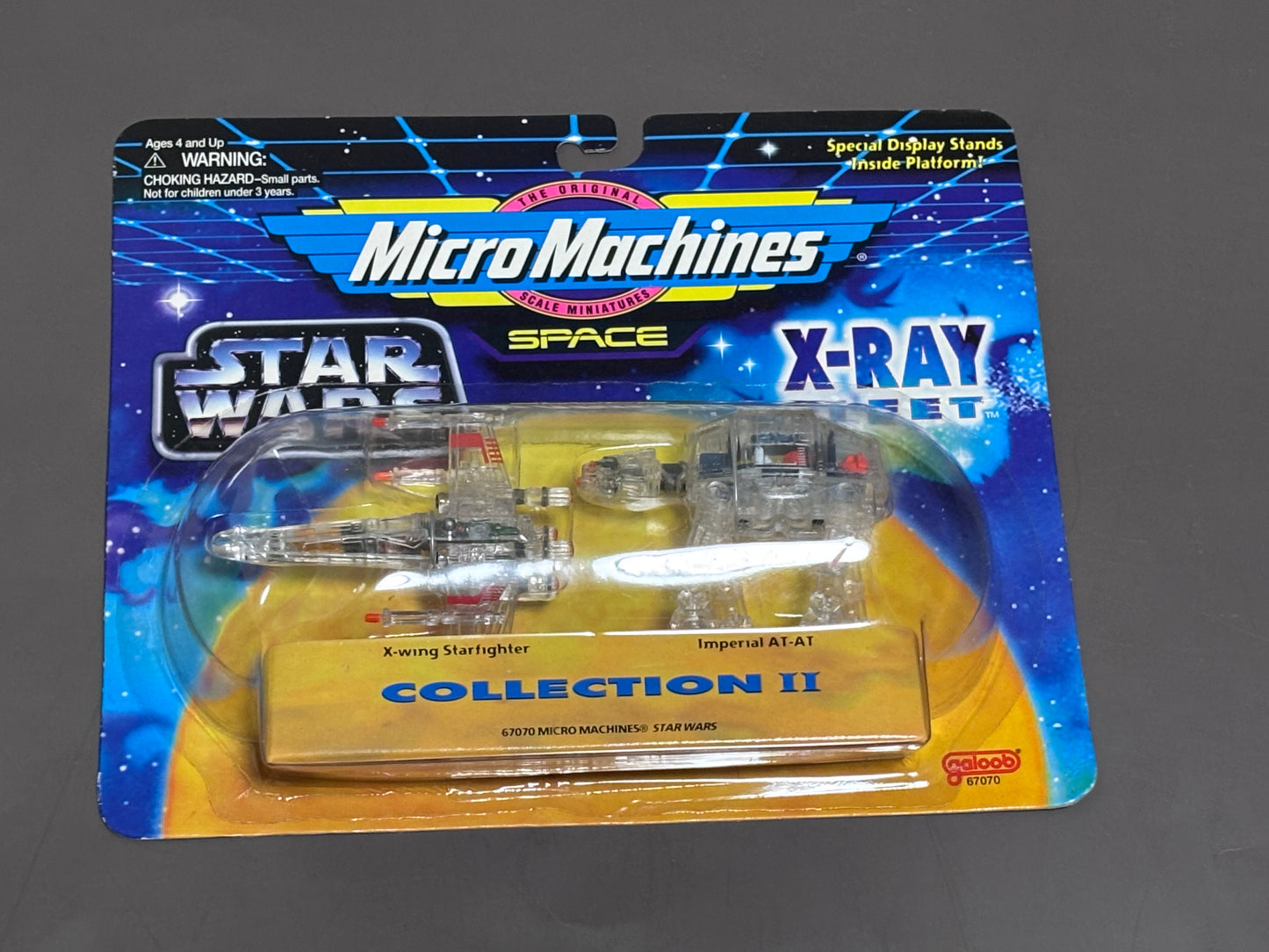 Micro Machines Star Wars X-Ray Fleet Collection X-Wing Fighter Imperial AT-AT