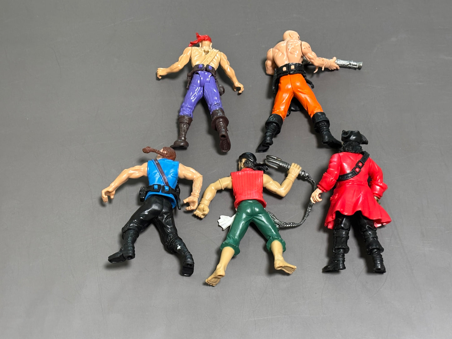 Lot of 7 Chap Mei Pirate Action Figures 4”