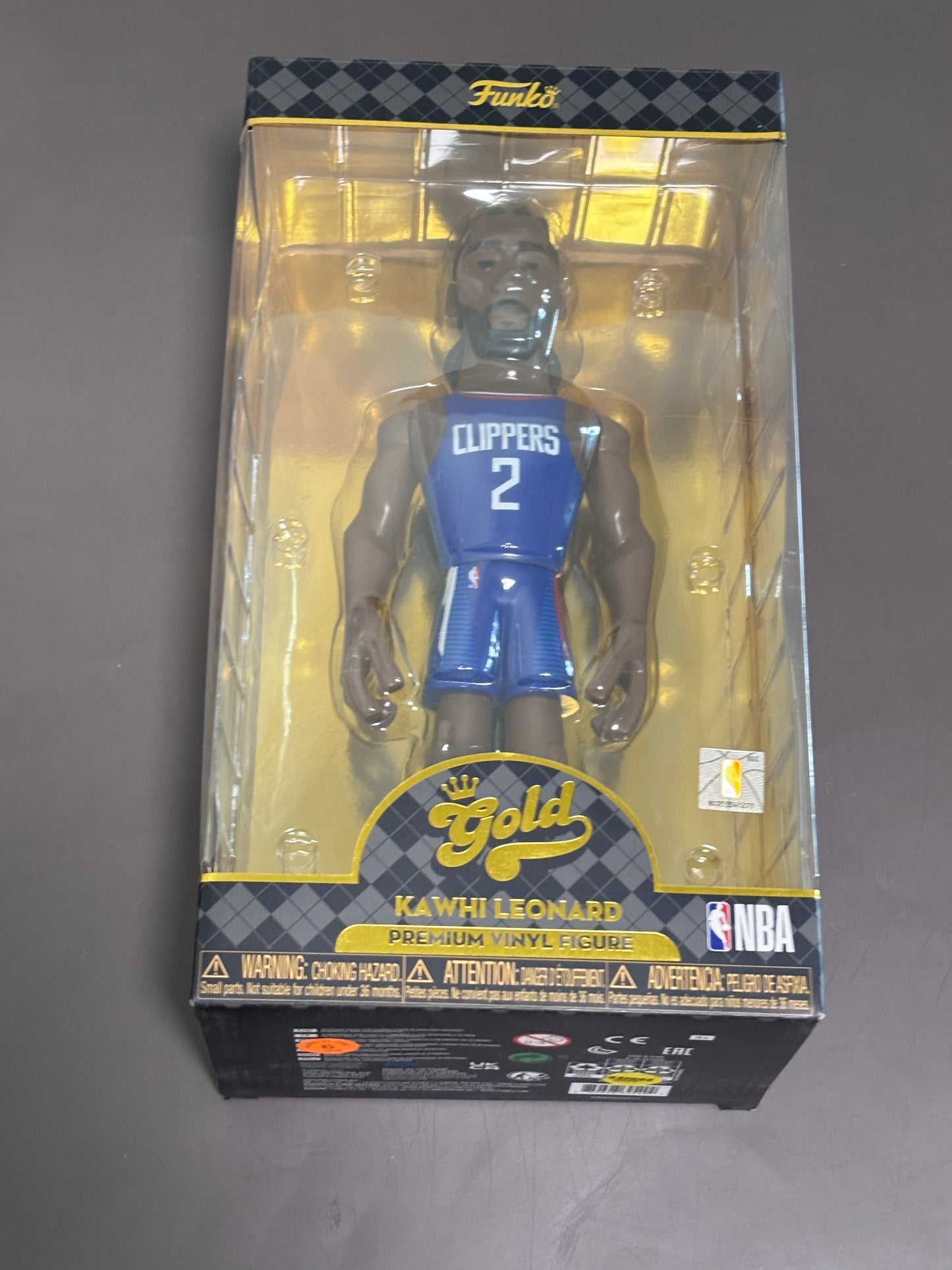 Funko Gold Kawhi Leonard NBA Clippers Premium Vinyl Figure