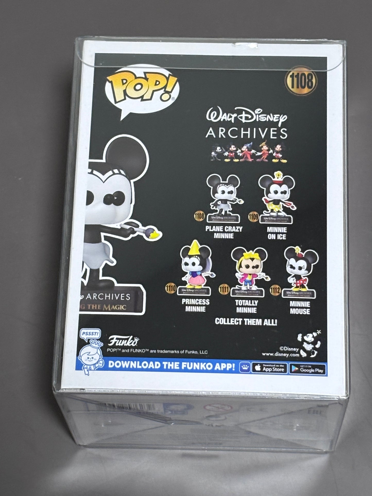 Funko Pop! Archives Vinyl Figure: Walt Disney - Plane Crazy Minnie #1108