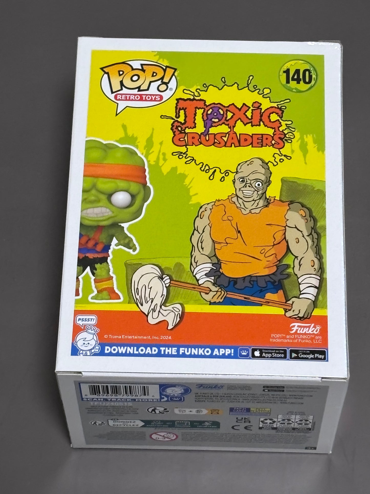 TOXIE - Toxic Crusaders Funko POP! Retro Toys #140 Collectible Vinyl Figure New