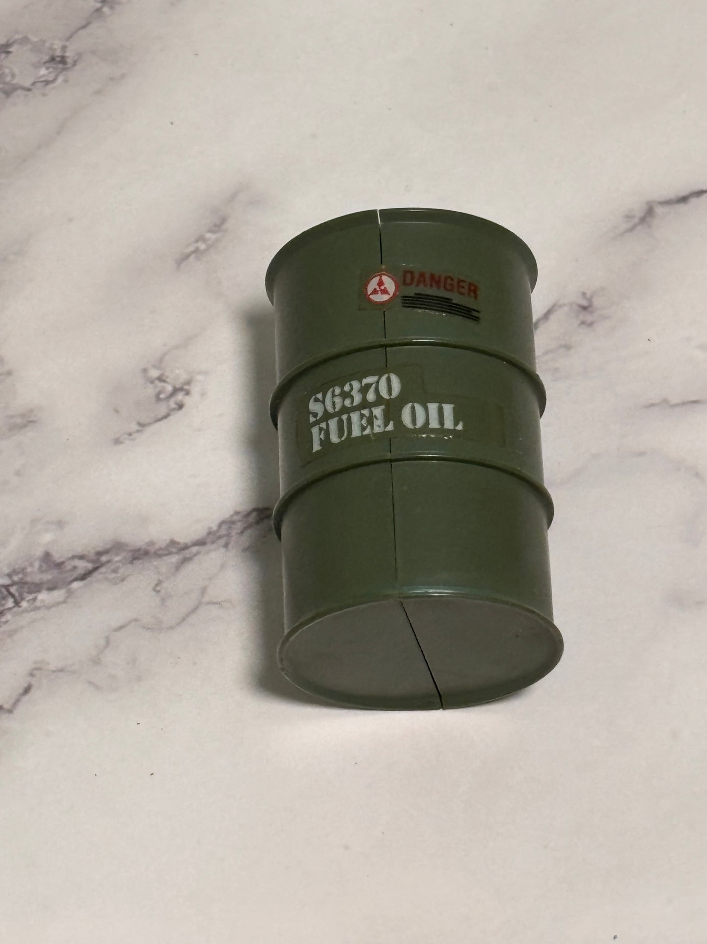 Vintage GI Joe ARAH Cobra 1984 Mortar Defense Unit Fuel Oil Barrel Drum