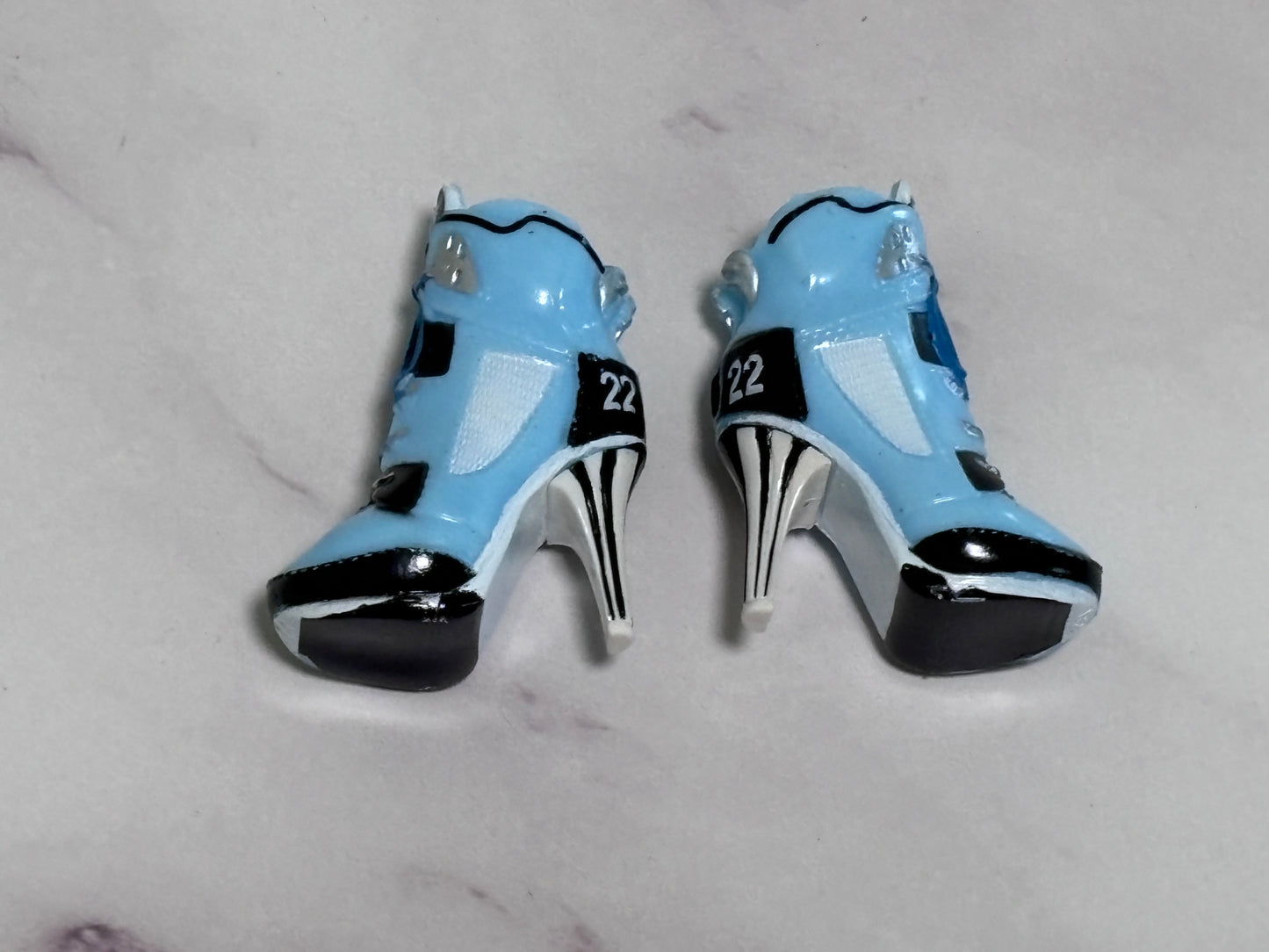 Rainbow High Doll Skylar Bradshaw Blue Cheerleader Shoe Heel Sneaker Pumps Sport