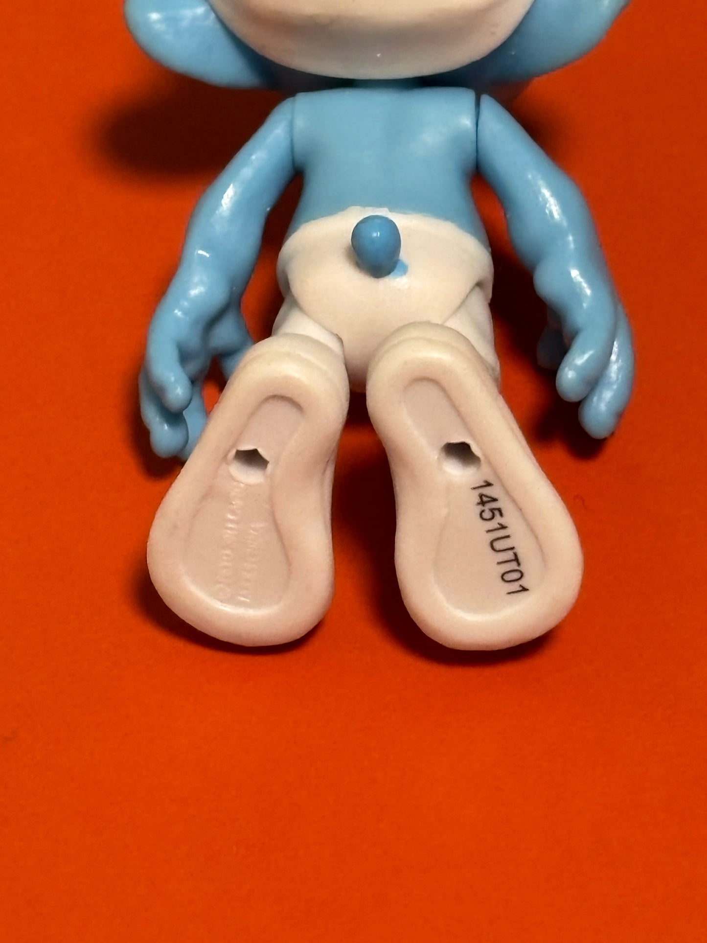Smurfs 2011 Movie Grouchy Figure PVC Doll Toys R Us Exclusive Jacks Pacific 3”