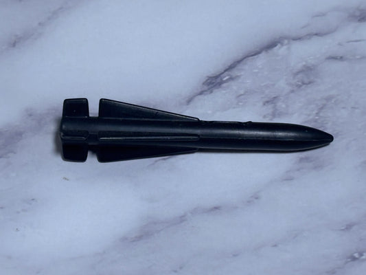 Flying Fighters Vehicle Missile Bomb  Black 1989 Hasbro Original Part