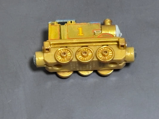 Thomas and Friends Take N Play 2013 Gold Thomas Special Edition Engine Train Mattel