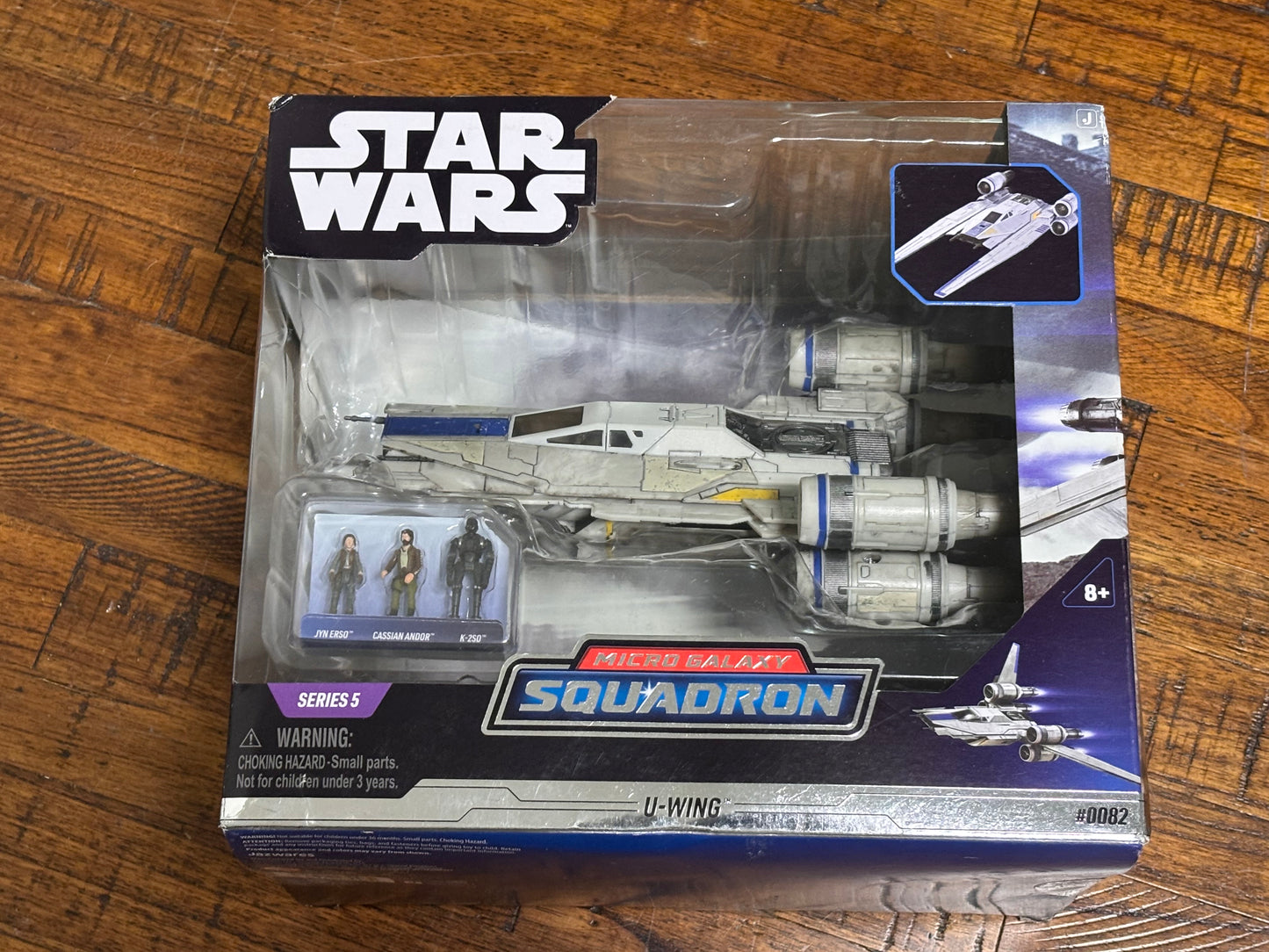 Star Wars Disney Jazwares Micro Galaxy Squadron U-Wing Starfighter Series 5 0082 Action Figure New