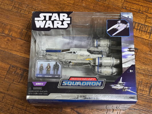 Star Wars Disney Jazwares Micro Galaxy Squadron U-Wing Starfighter Series 5 0082 Action Figure New