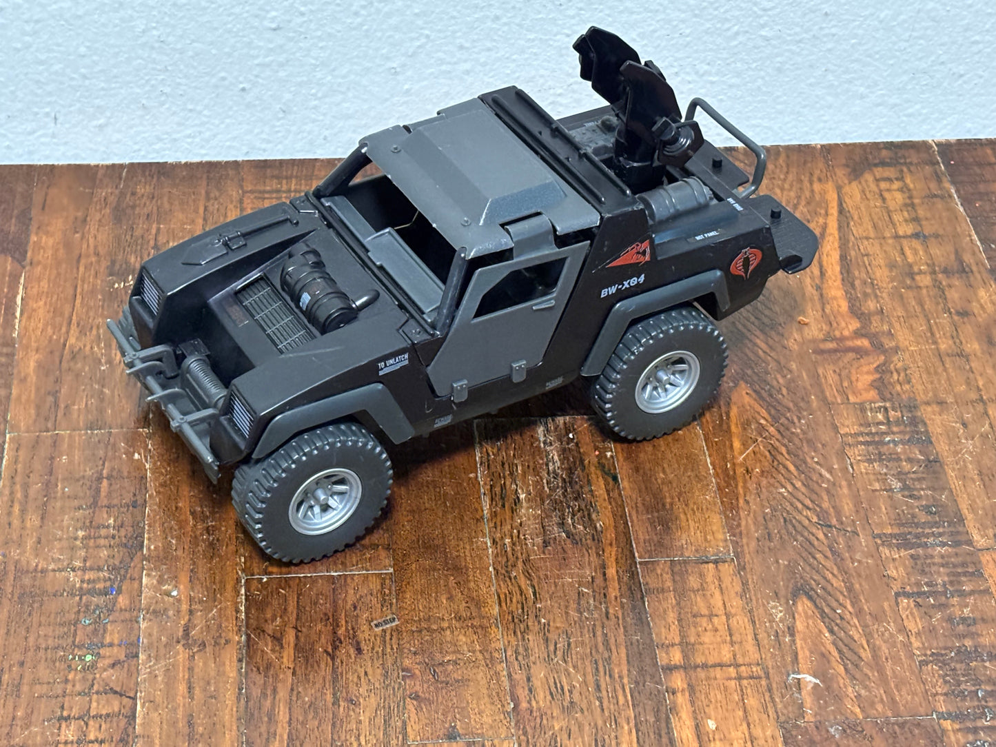 GI JOE Vintage Action Figure Night Attack Vehicle Hummer Cobra Stinger 1984