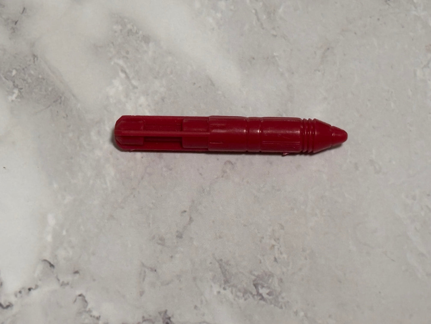 Vintage GI Joe Cobra Night Condor Z-25 Missile Bomb Part ARAH 1989 Red