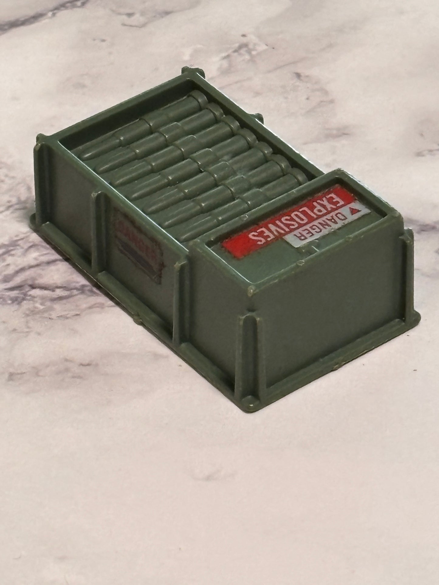 Mortar Defense Unit Ammo Crate GI Joe 1984 Hasbro Action Figure Playset