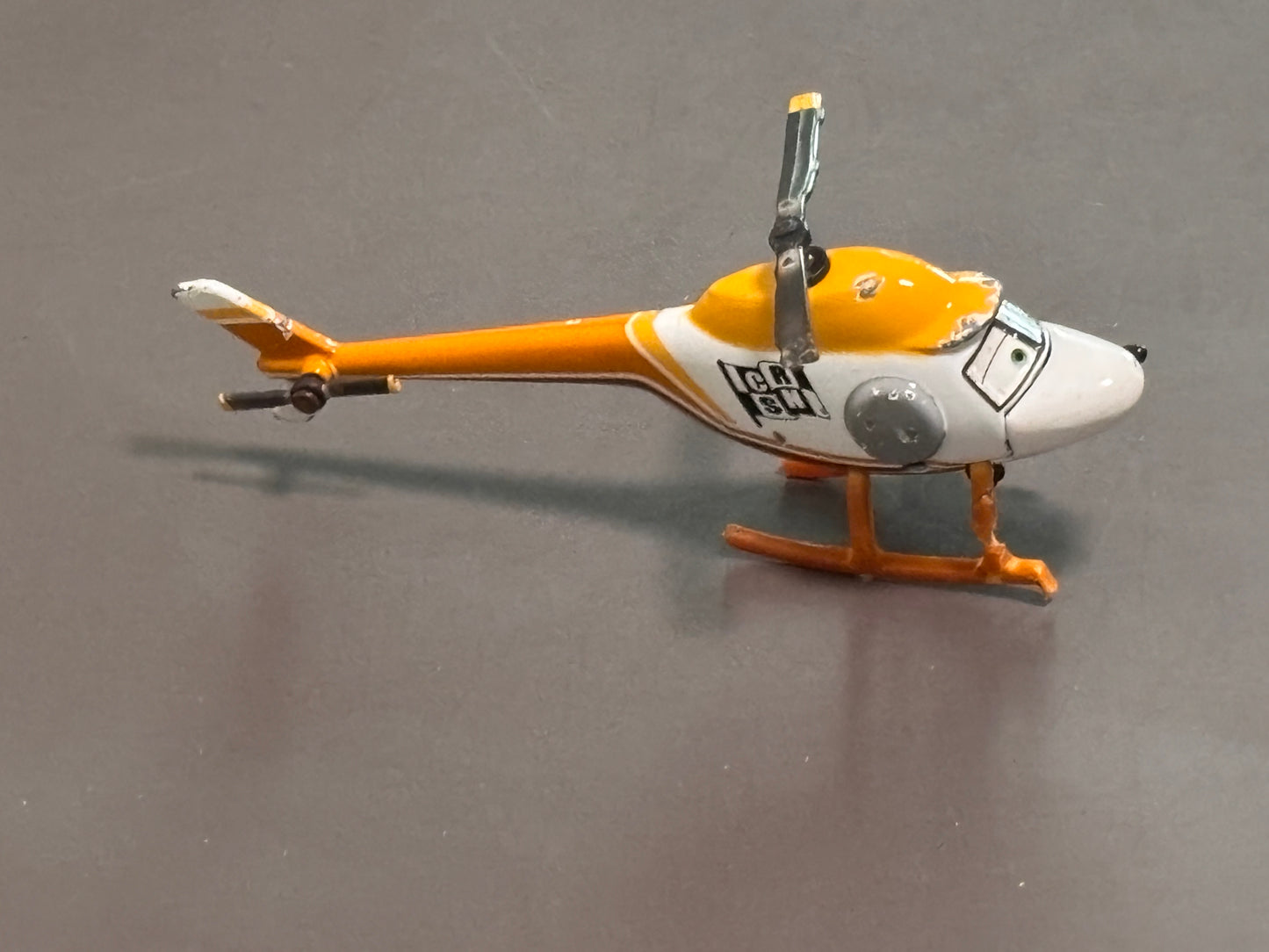 Disney Cars Pixar Planes Ron Hover Brown CRSN News Helicopter Diecast