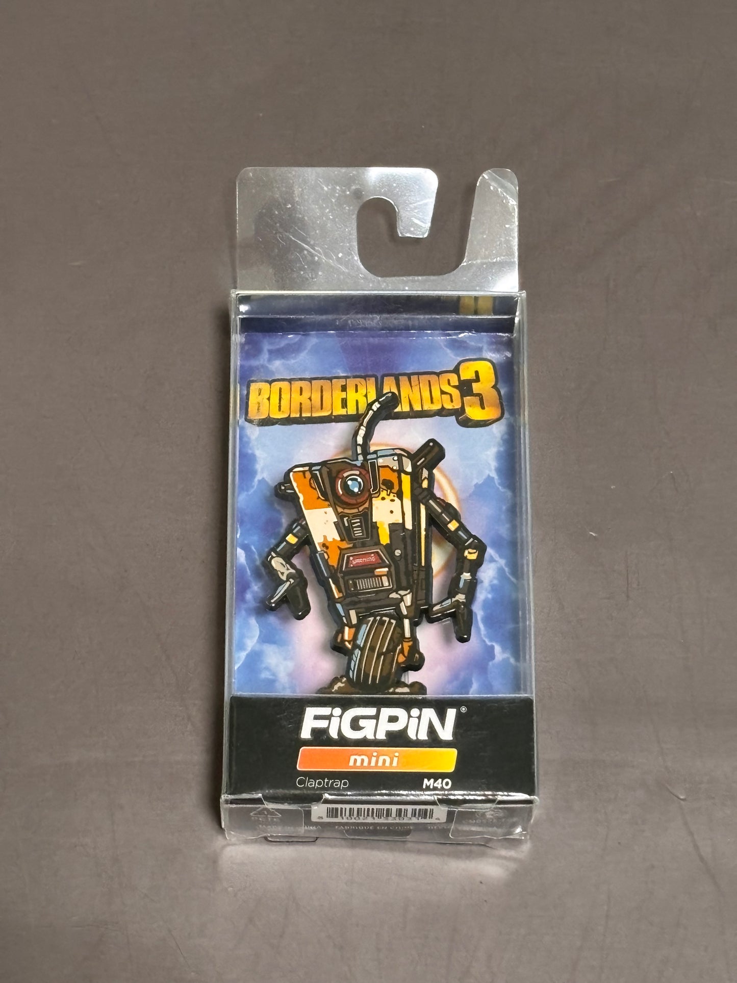 FiGPiN mini: Borderlands 3 - Claptrap #M40 New Enamel Pin