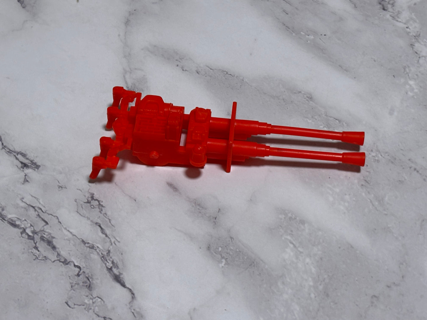 RC Crossfire Go Joe Cannon Gun Laser Top Red Blaster 1987 Toy Hasbro Part Arah