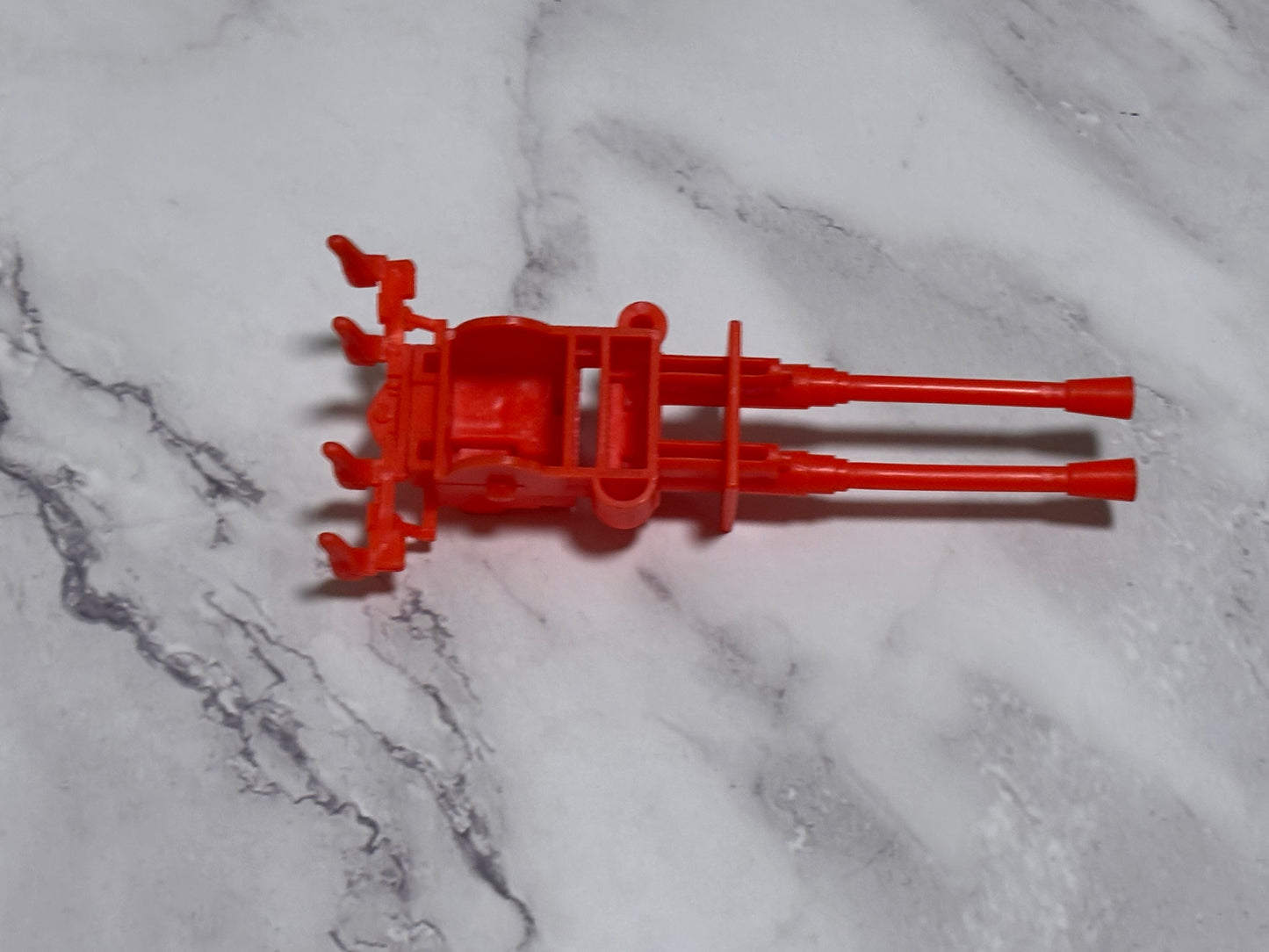 RC Crossfire Go Joe Cannon Gun Laser Top Red Blaster 1987 Toy Hasbro Part Arah